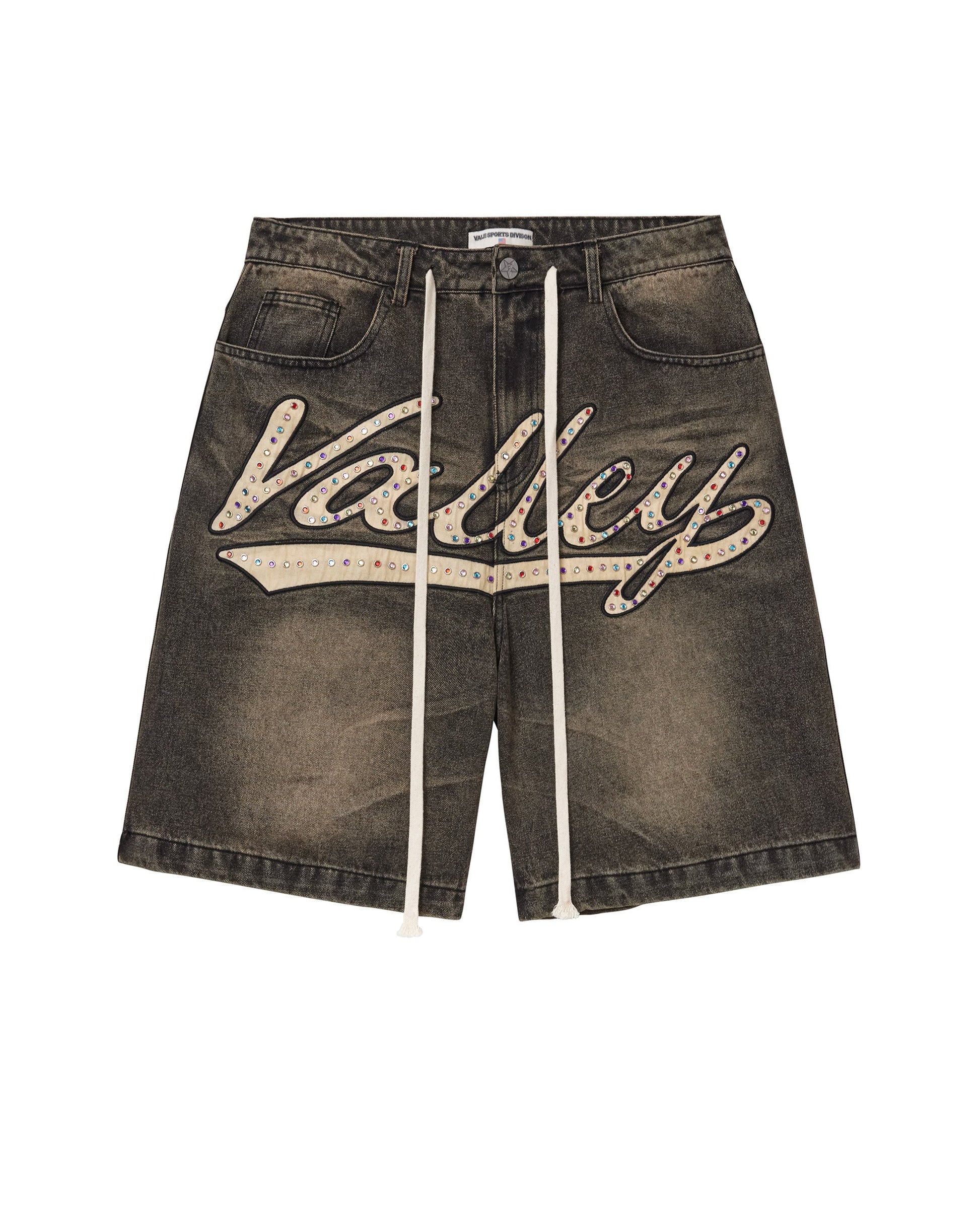 Vale Forever Black Skittle Jorts-Empxre Boutique