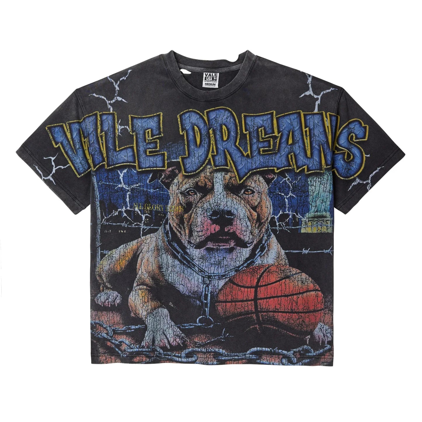 Vale Forever Guard Dog Big Tee Black