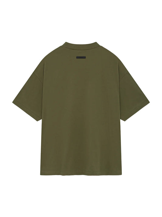 Essentials Jersey Crewneck Tee Military-Empxre Boutique