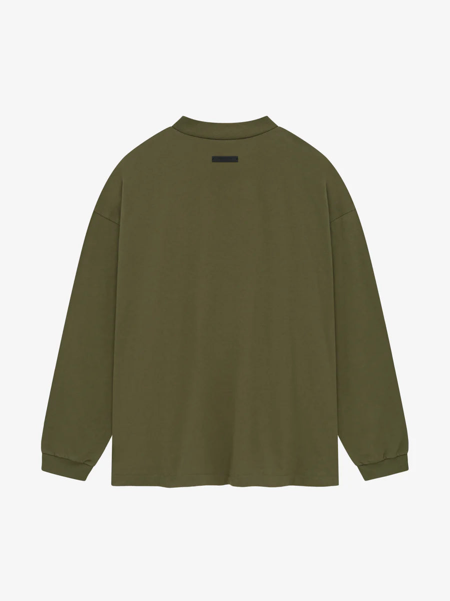 Essentials Jersey Longsleeve Tee Military