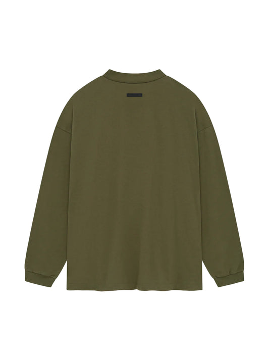 Essentials Jersey Longsleeve Tee Military-Empxre Boutique