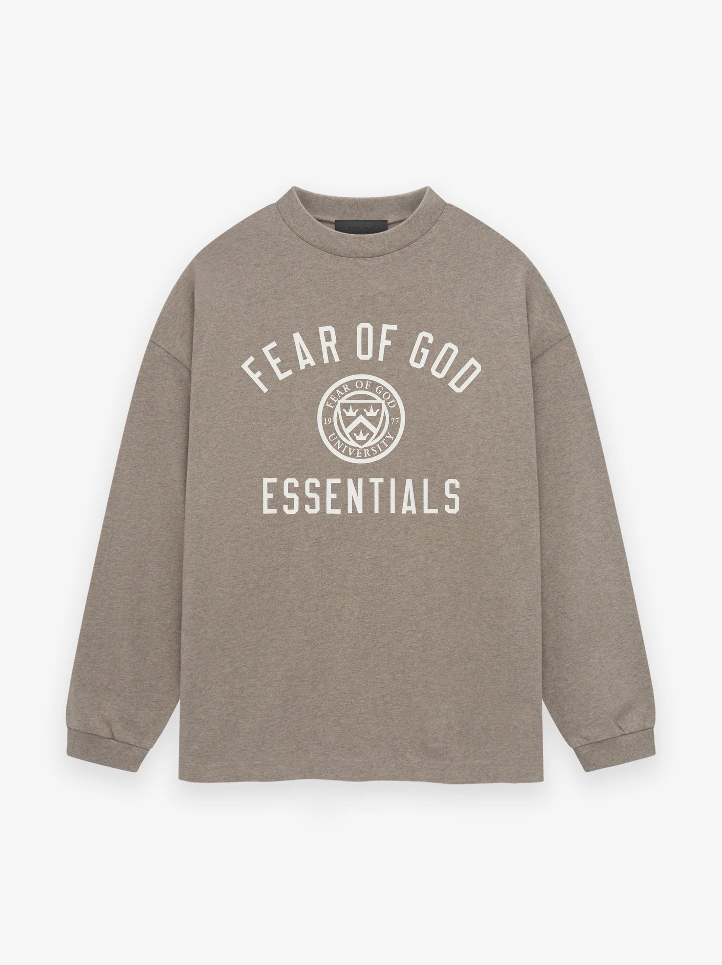 Essentials Jersey Long Sleeve Tee Heather Gray