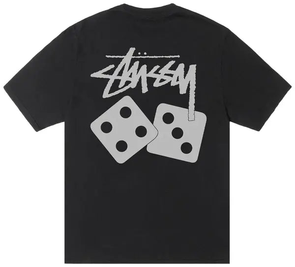 Stussy Dice Tee Pigment Dyed Black