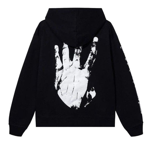 Revenge XXXTentacion Kill Outline Hoodie Black/White-Empxre Boutique