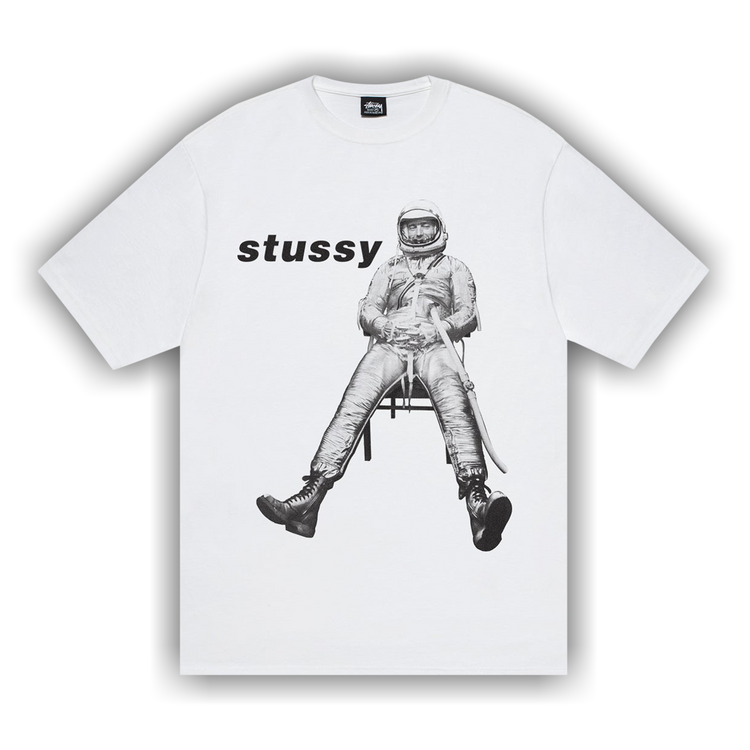 Stussy Astronaut Tee White-Empxre Boutique