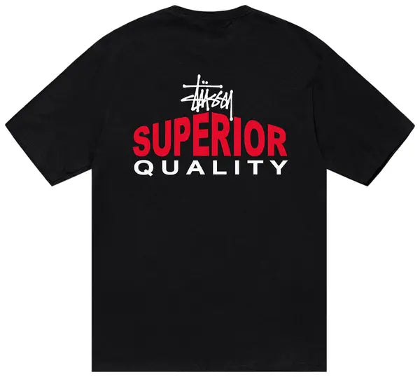 Stussy Superior Quality Tee Black