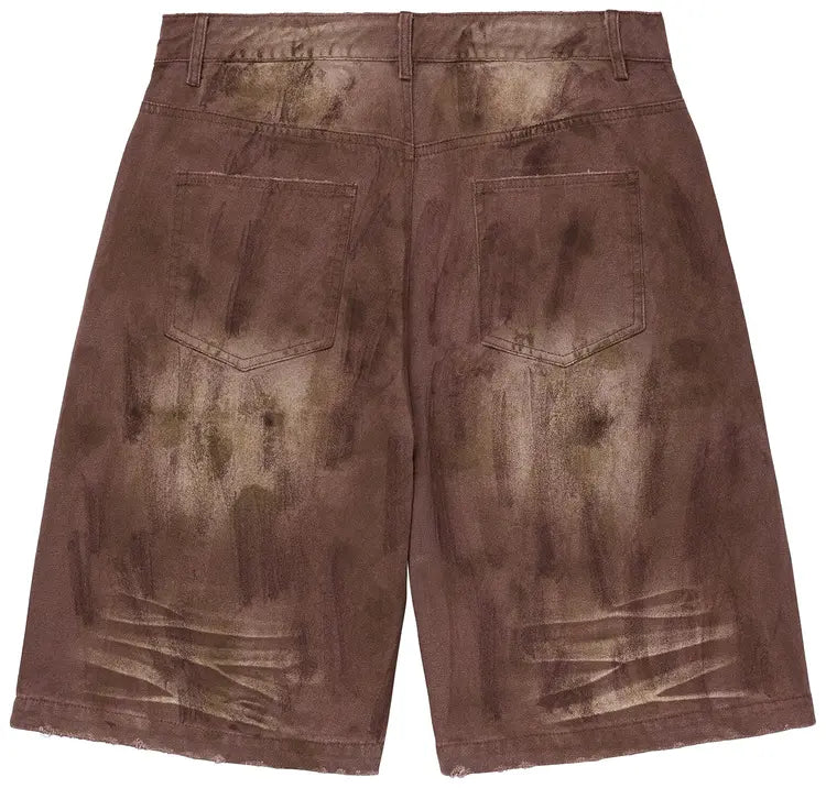 Vale Forever M&M Jorts Dirt Brown-Empxre Boutique
