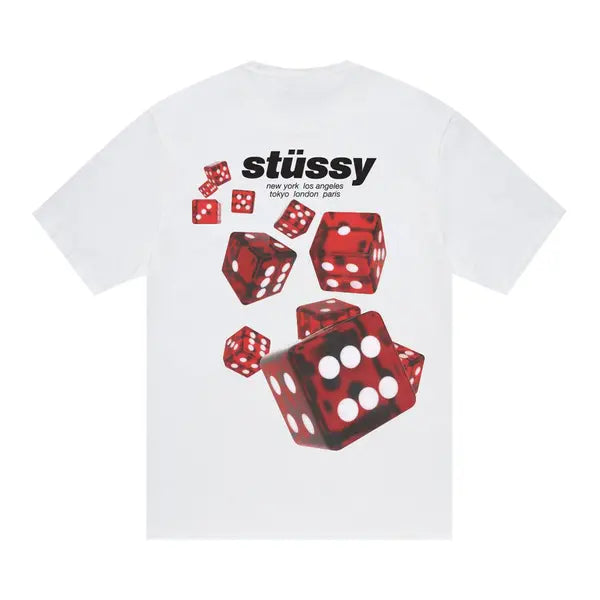 Stussy Rollers Tee White-Empxre Boutique
