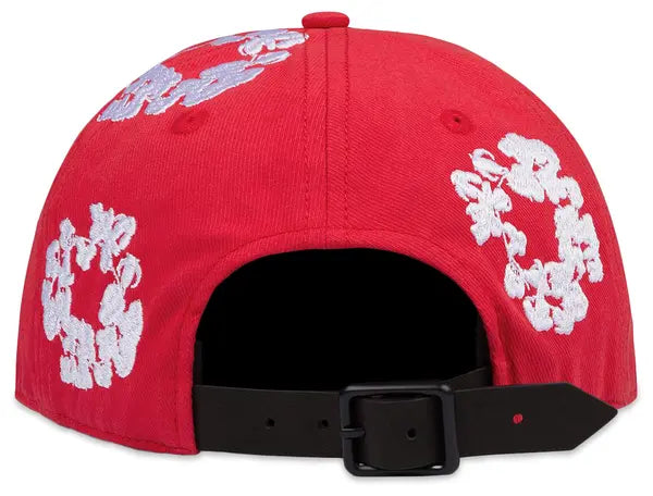 Denim Tears The Cotton Wreath Cap 'Red'-Headwear-Empxre Boutique
