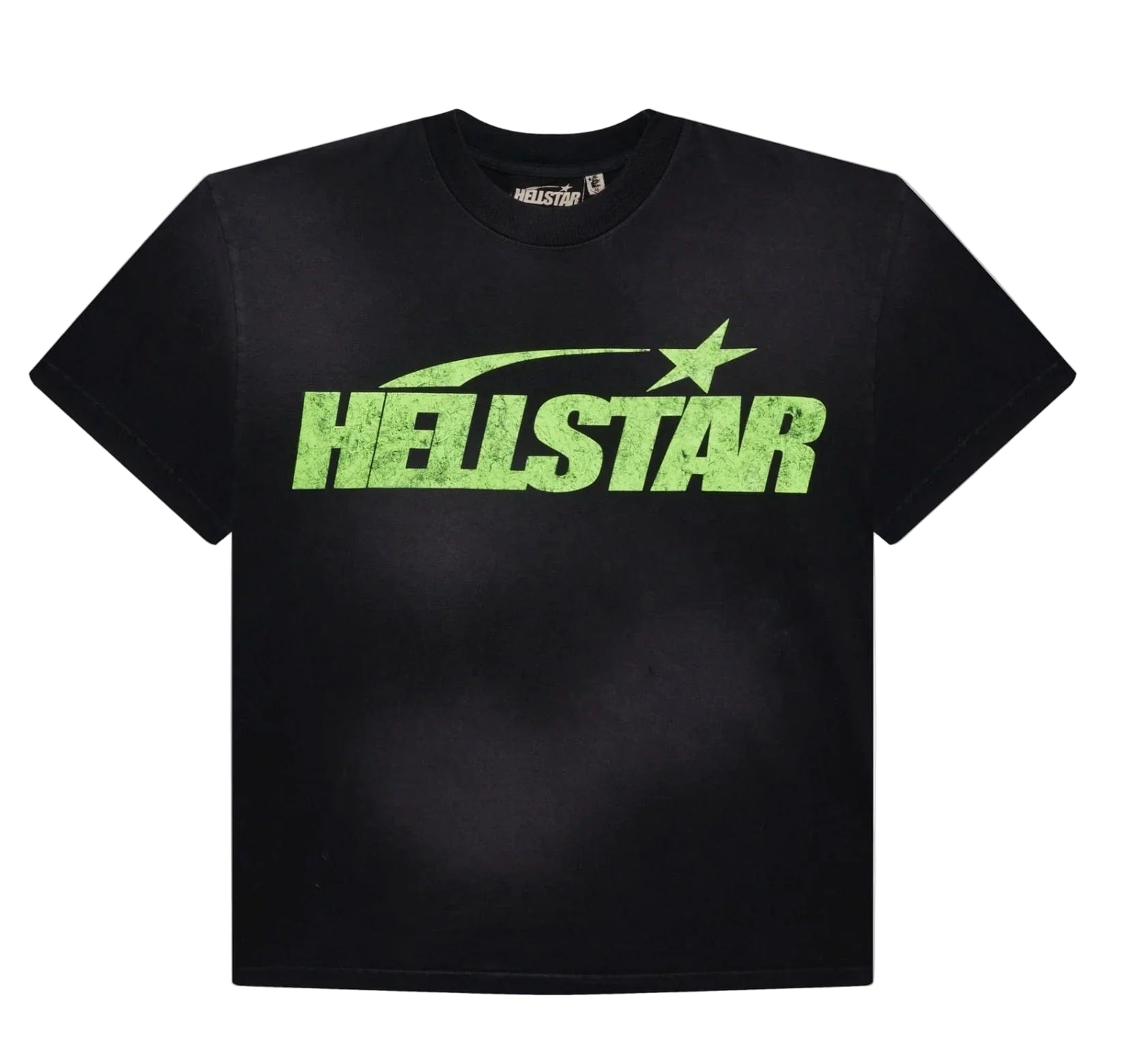 Hellstar Classic Logo Gel Tee Green Black-Empxre Boutique