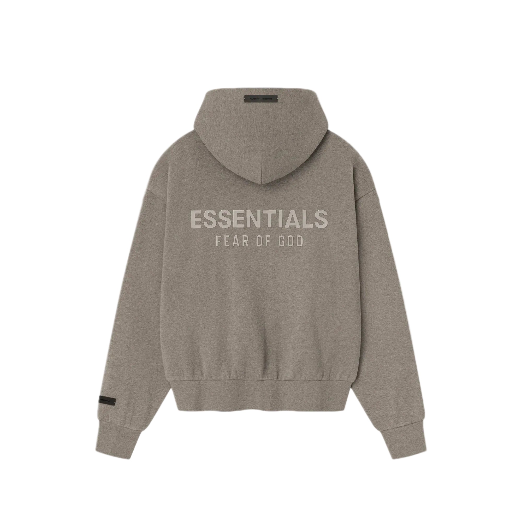 Fear of God Essentials Classic Fit Fleece Zip-Up Hoodie Homestead Heather-Hoodies-Empxre Boutique