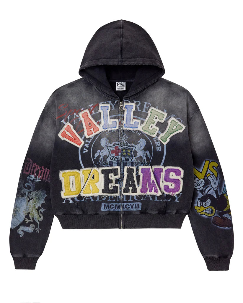 Vale Forever Blasted Zip Up-Empxre Boutique