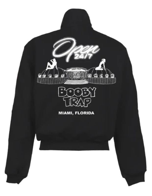 Triple Sevens Booby Trap Nylon Player Zip Up Black