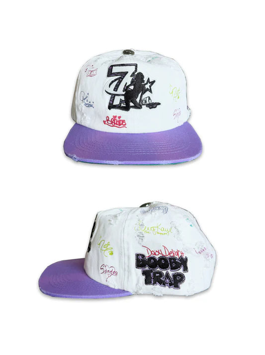 Triple Sevens Trap Logo White Hat