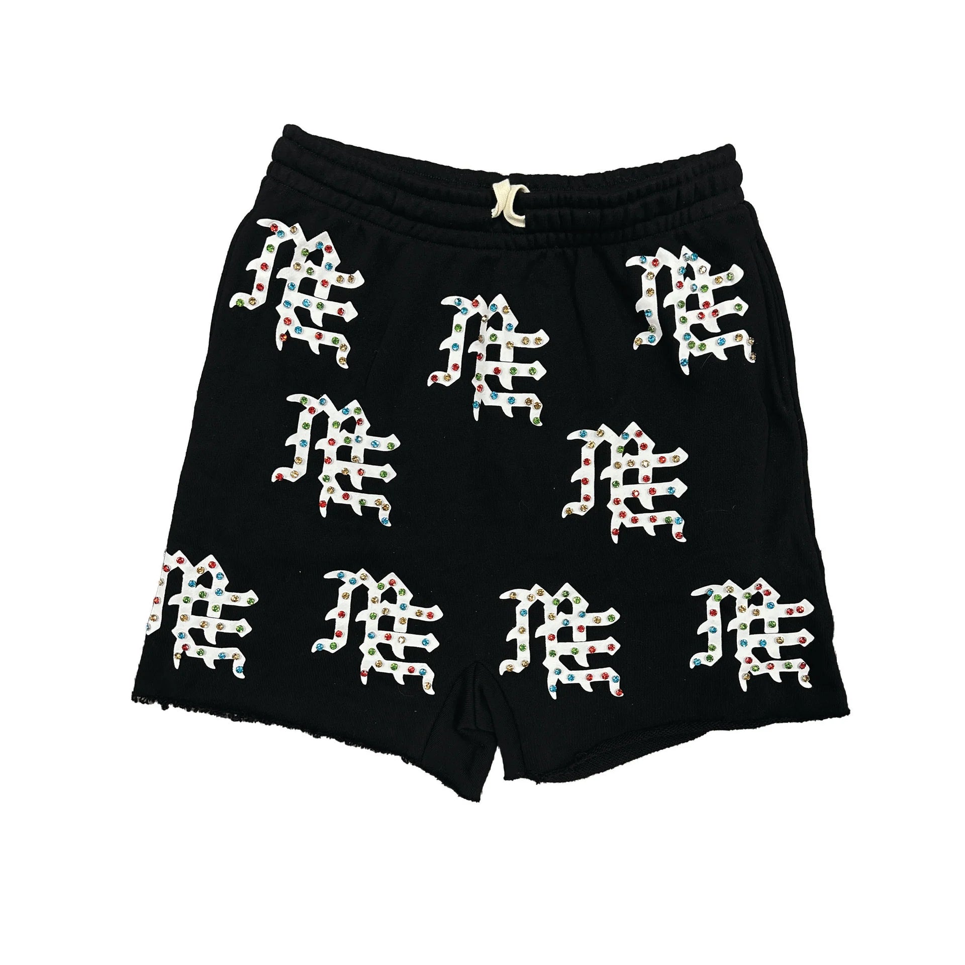 Mixed Emotions BLACK ME LOGO SHORTS-Empxre Boutique