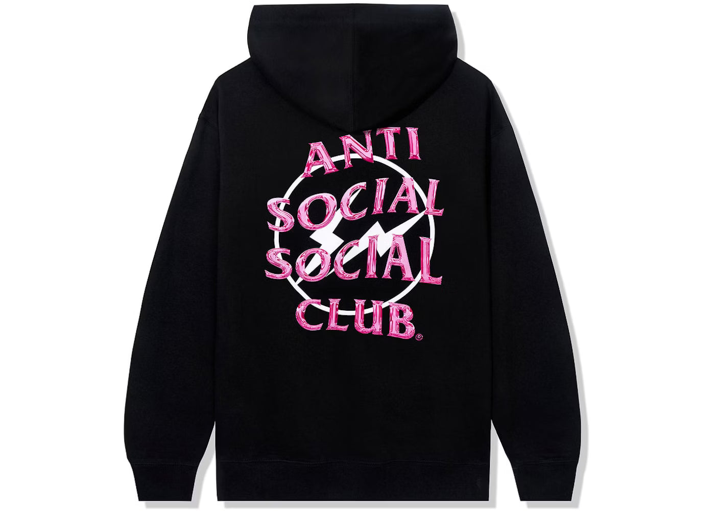 Anti Social Social Club x Fragment Precious Petals Hoodie Black Pink