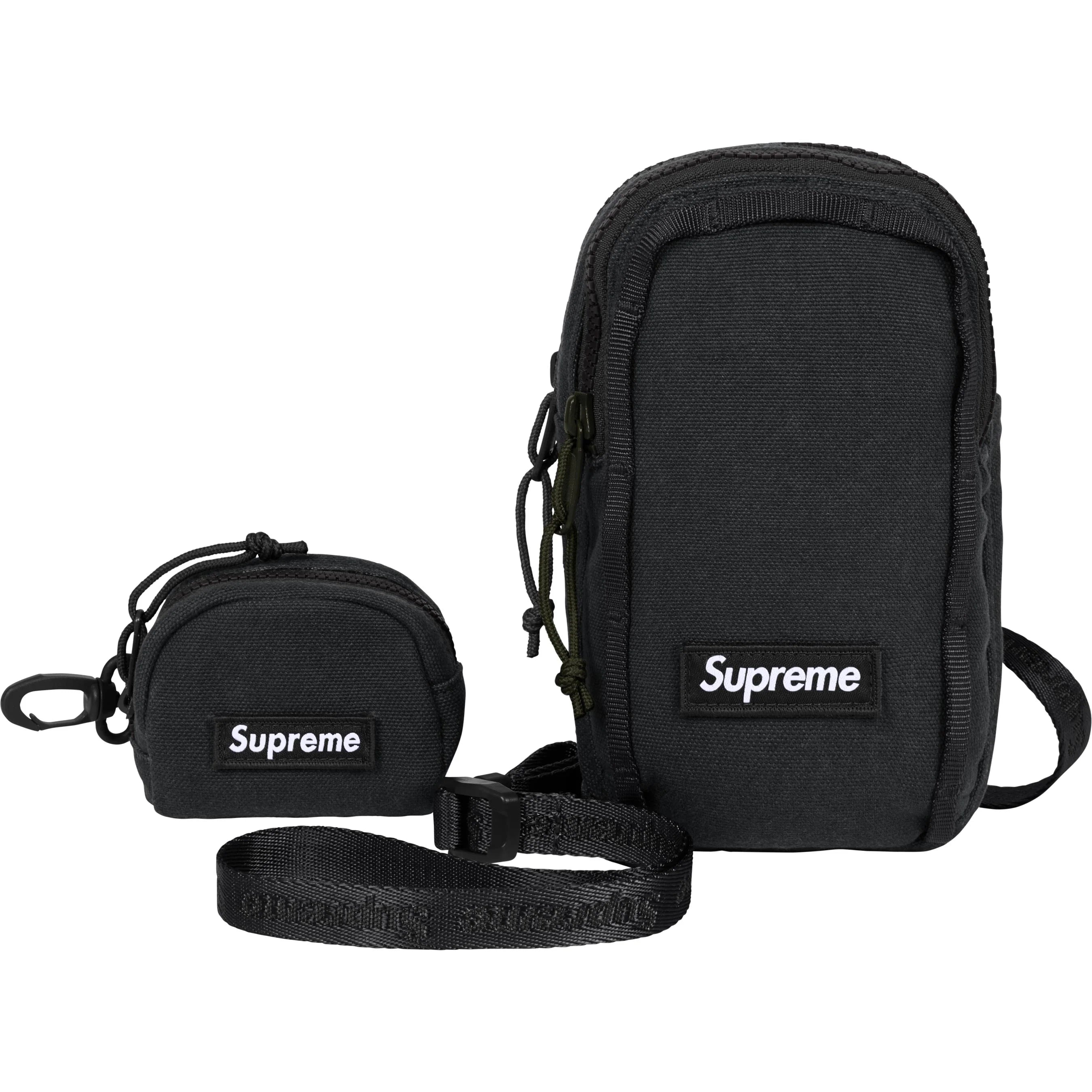 Supreme Camera Bag + Mini Pouch Black-Empxre Boutique