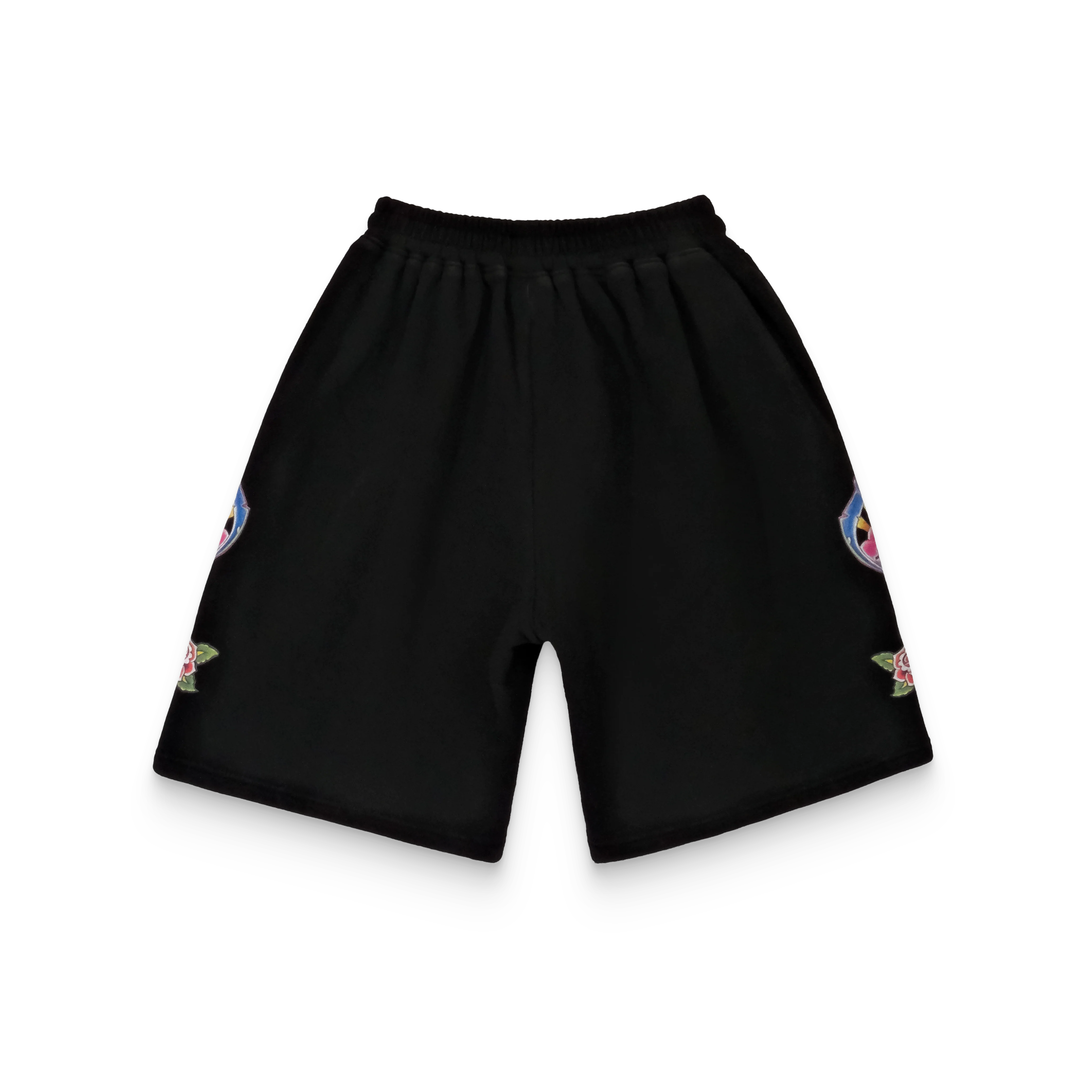 We Are Righteous Risen King Sweat Shorts Black-Empxre Boutique
