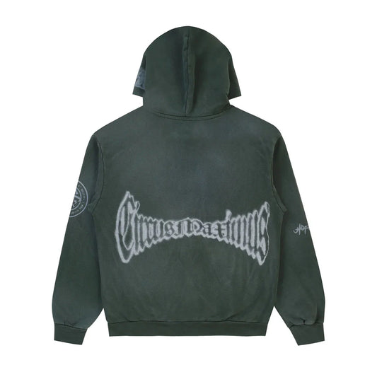 Travis Scott Met Life Hoodie II Washed Green