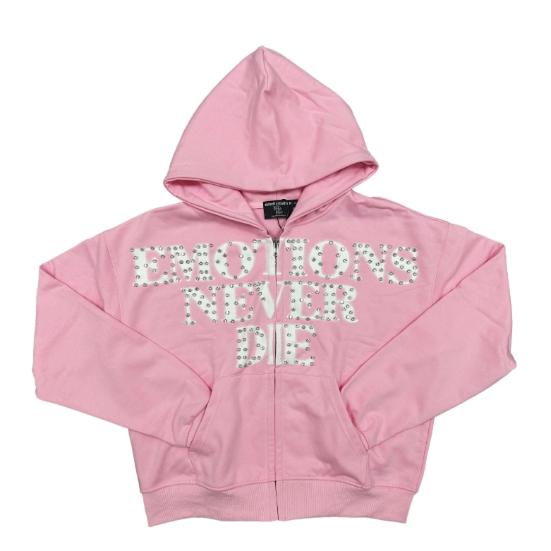 Mixed Emotion Pink End Hoodie
