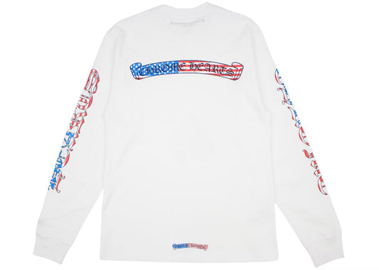 Chrome Hearts Matty Boy America Longsleeve White (Pre-Owned)