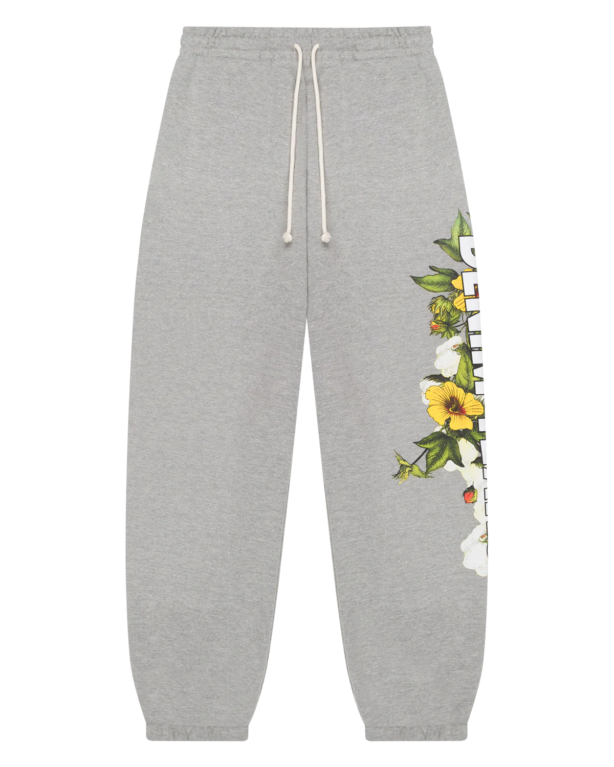 Denim Tears Floral Logo Sweatpant Grey-Empxre Boutique
