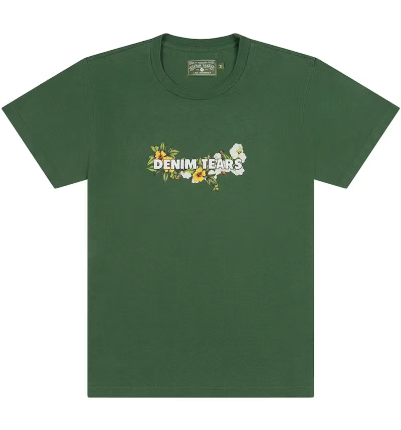Denim Tears Logo Tee Green