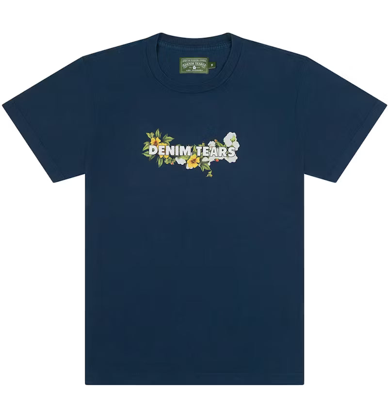 Denim Tears Logo Tee Navy