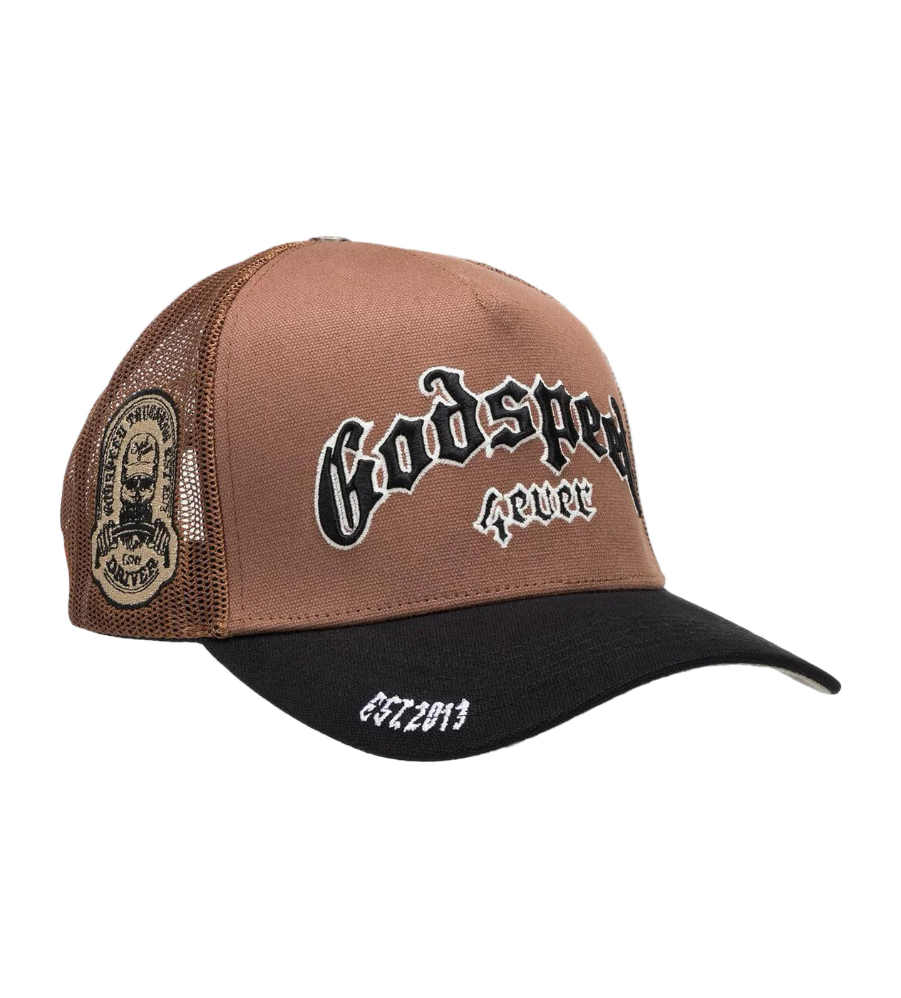 Godspeed Trucker Hat Black Taupe-Empxre Boutique