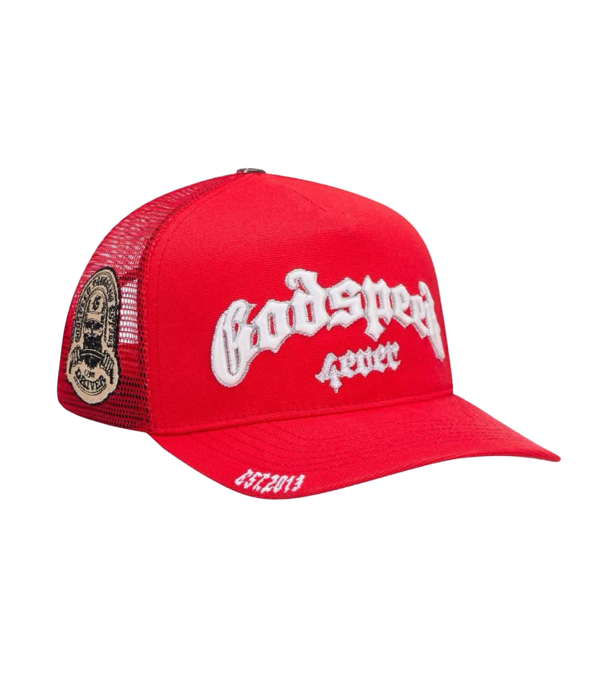 Godspeed Forever Trucker Hat Red-Empxre Boutique