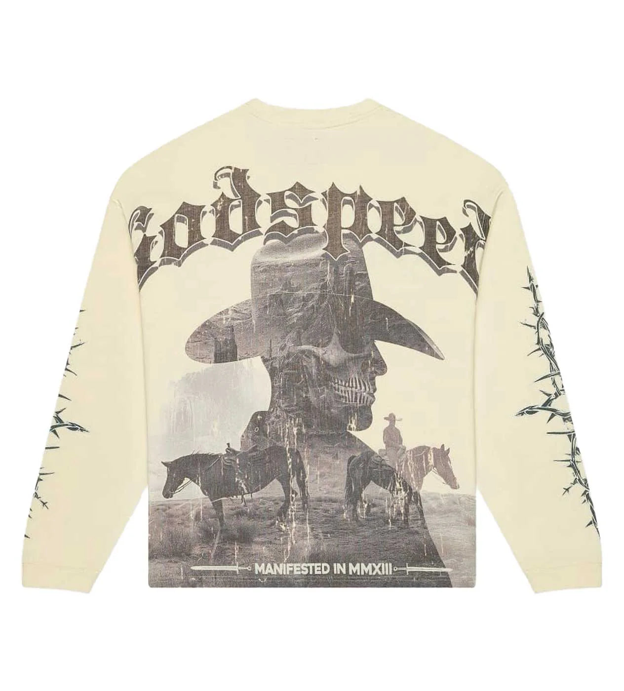 Godspeed Once Upon A Time Long Sleeve Tee Bone-Empxre Boutique