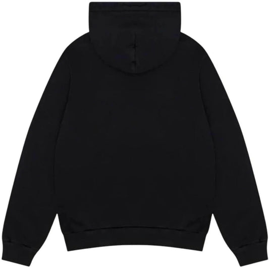 Denim Tears Embroidered Floral Logo Hoodie Black-Empxre Boutique