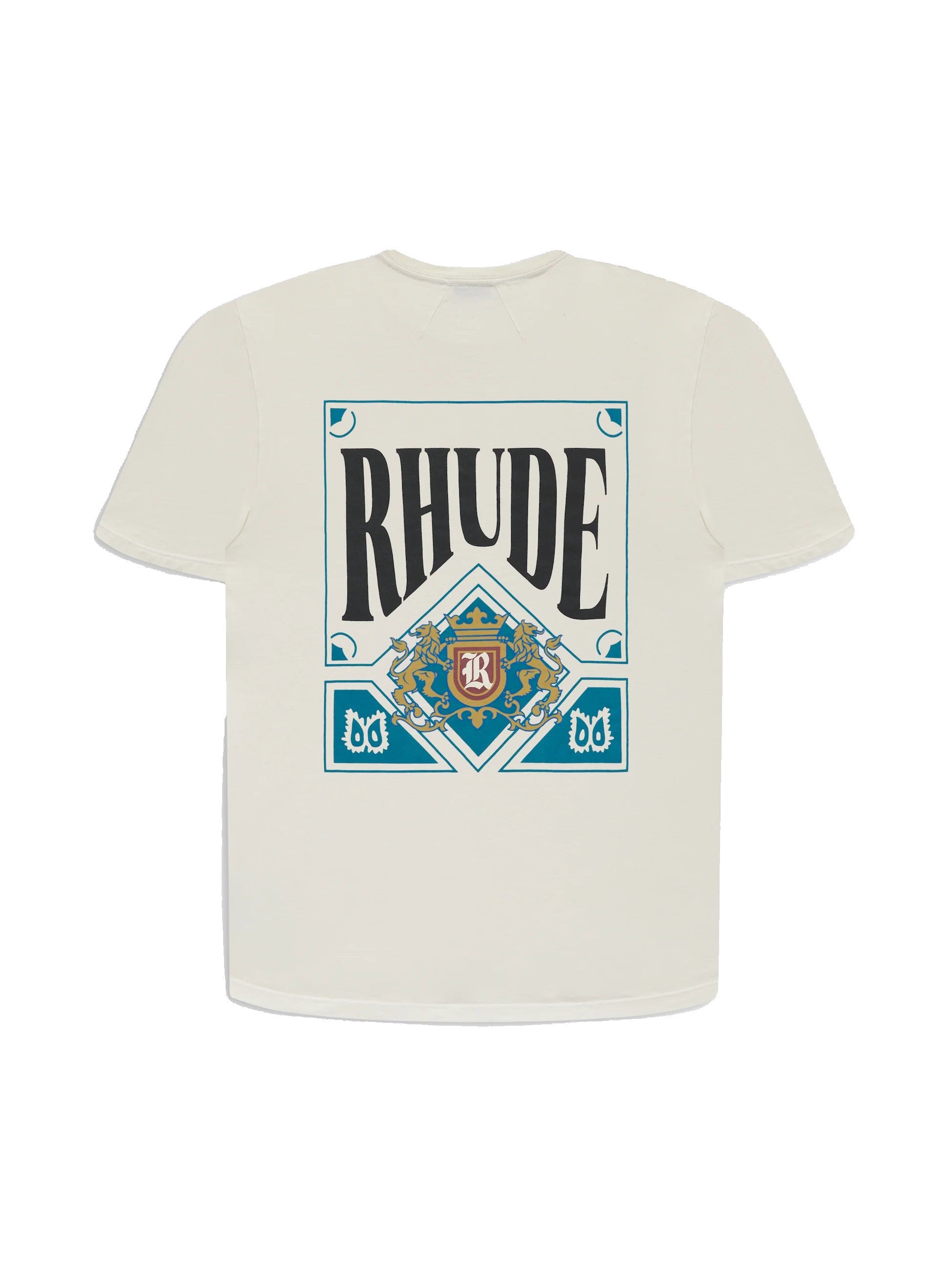 Rhude Card Tee Beige-Empxre Boutique