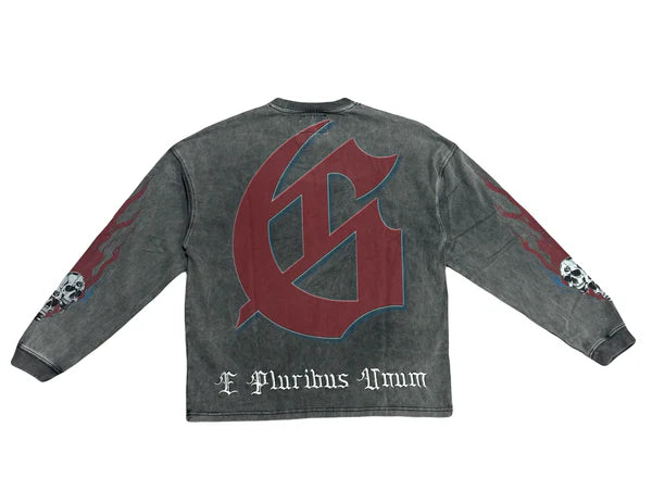 Godspeed Checkmate Longsleeve Grey Wash-Empxre Boutique