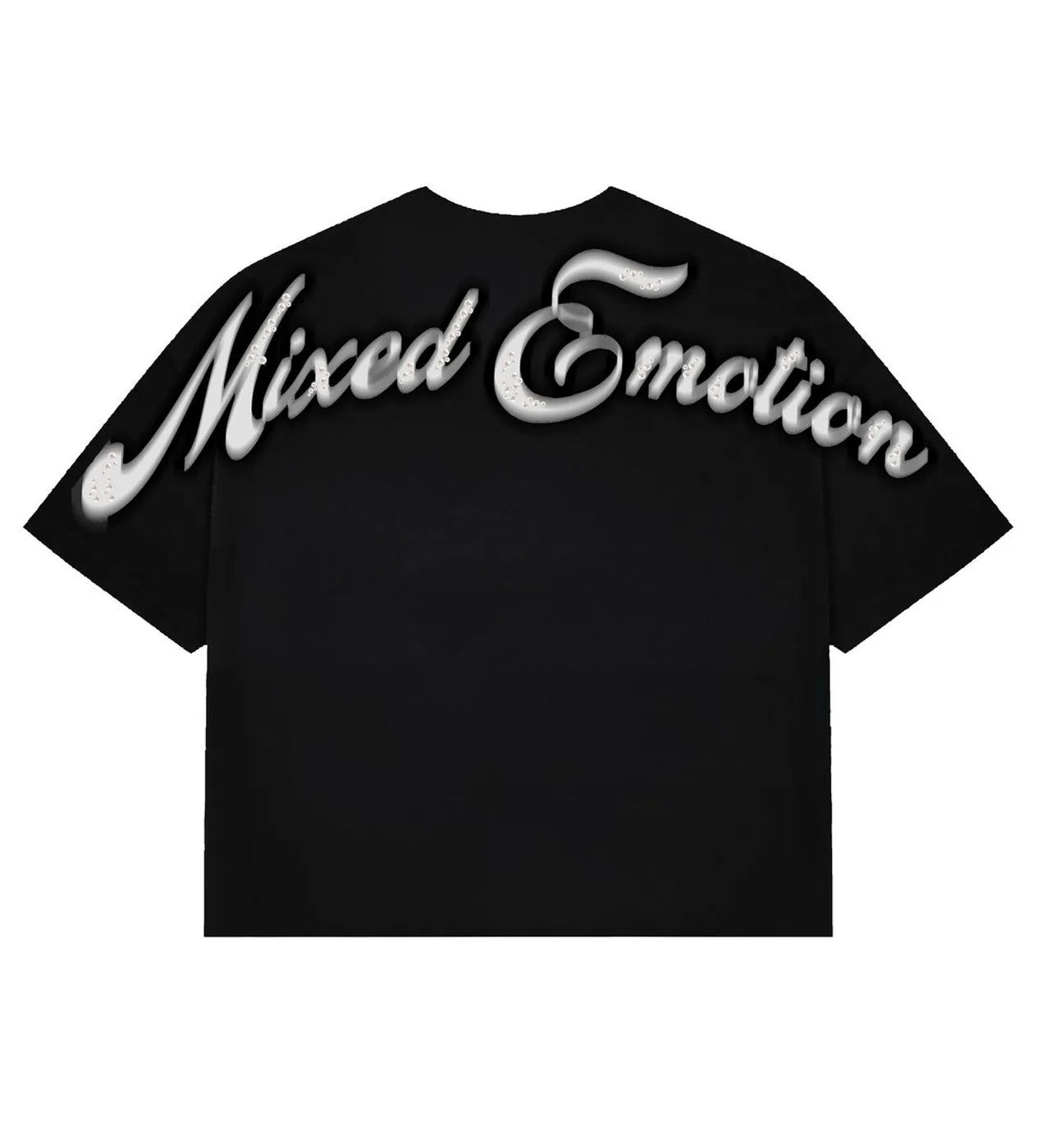 Mixed Emotions Black Pearl Cropped Tee