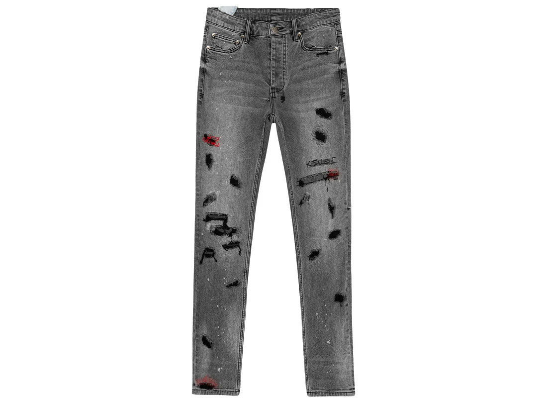Ksubi x Juice WRLD 999 Chitch Jeans Thrashed Devil
