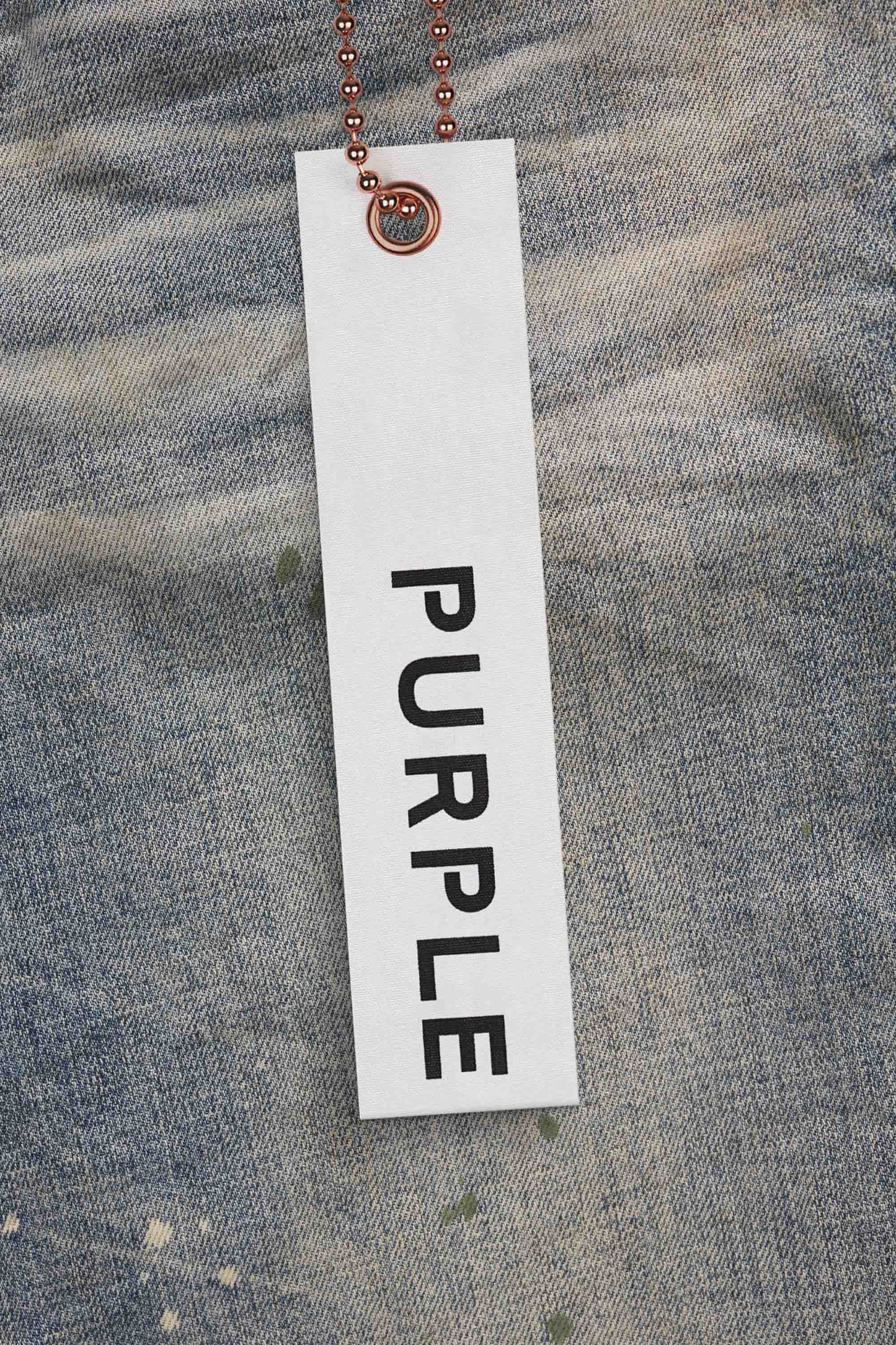 Purple Brand Paint Splatter Jeans Vintage Spotted Indigo