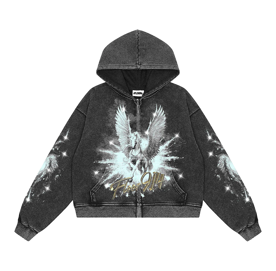 Floor 914 Pegasus Zip Up-Empxre Boutique
