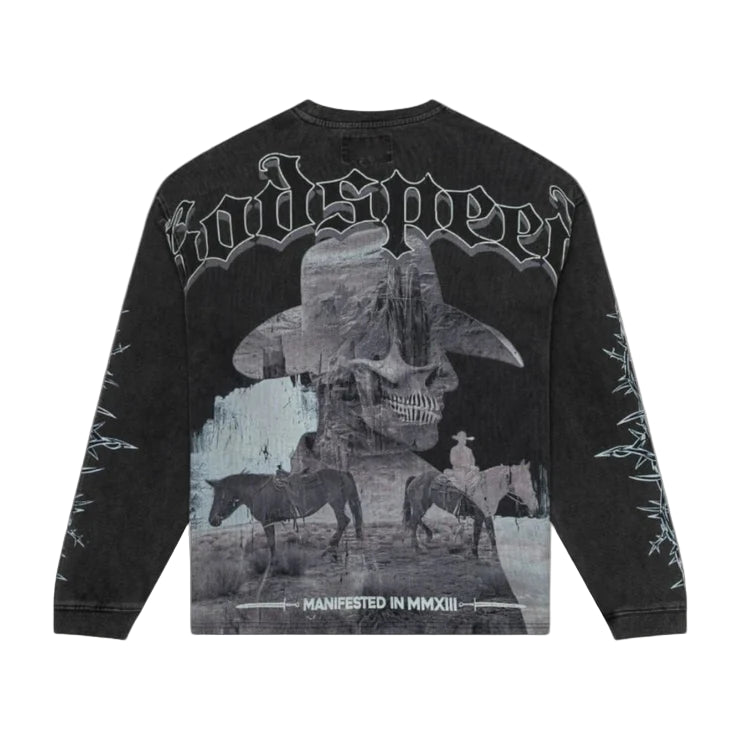 Godspeed Once Upon A Time Long Sleeve Tee Black-Empxre Boutique