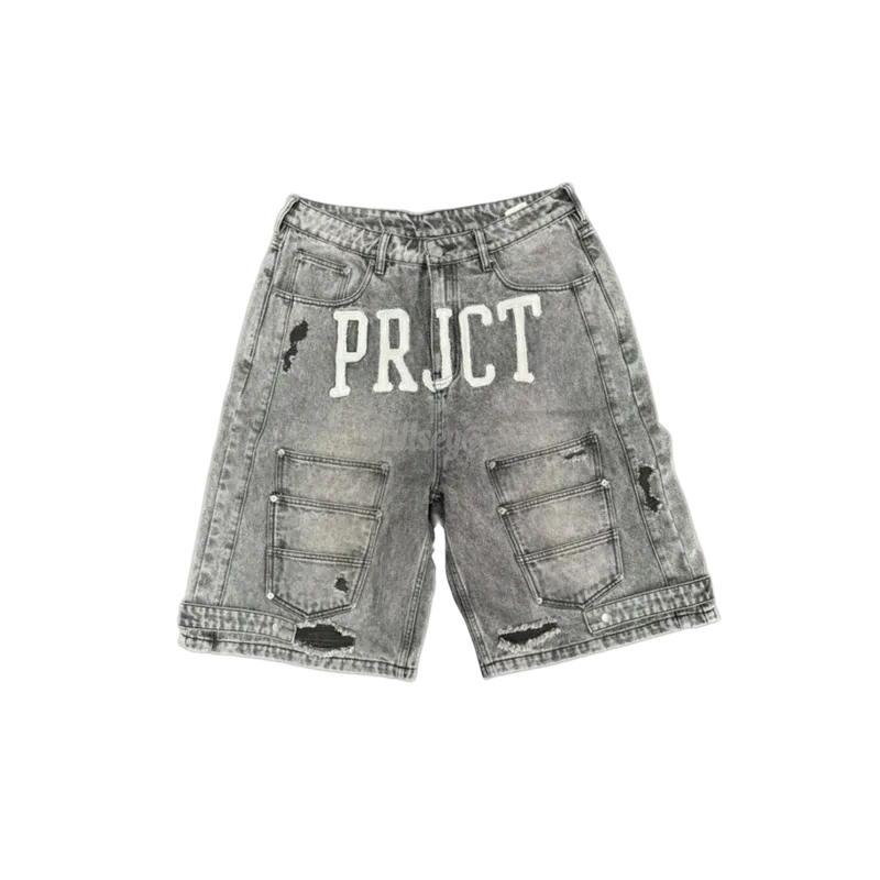 Project Capri Triple Pocket Jorts Black-Empxre Boutique