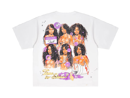 Triple Sevens Wash & Go Tee White-Empxre Boutique