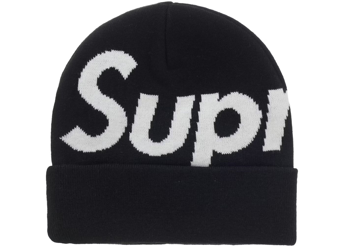 Supreme Big Logo Beanie FW25 Black