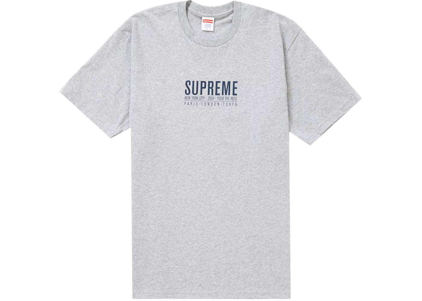Supreme Paris Tee Grey