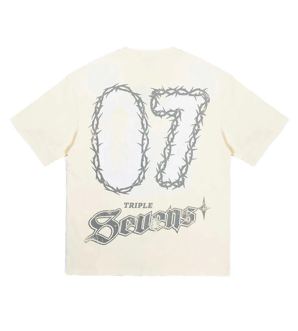 Triple Sevens NY Savior Tee Cream