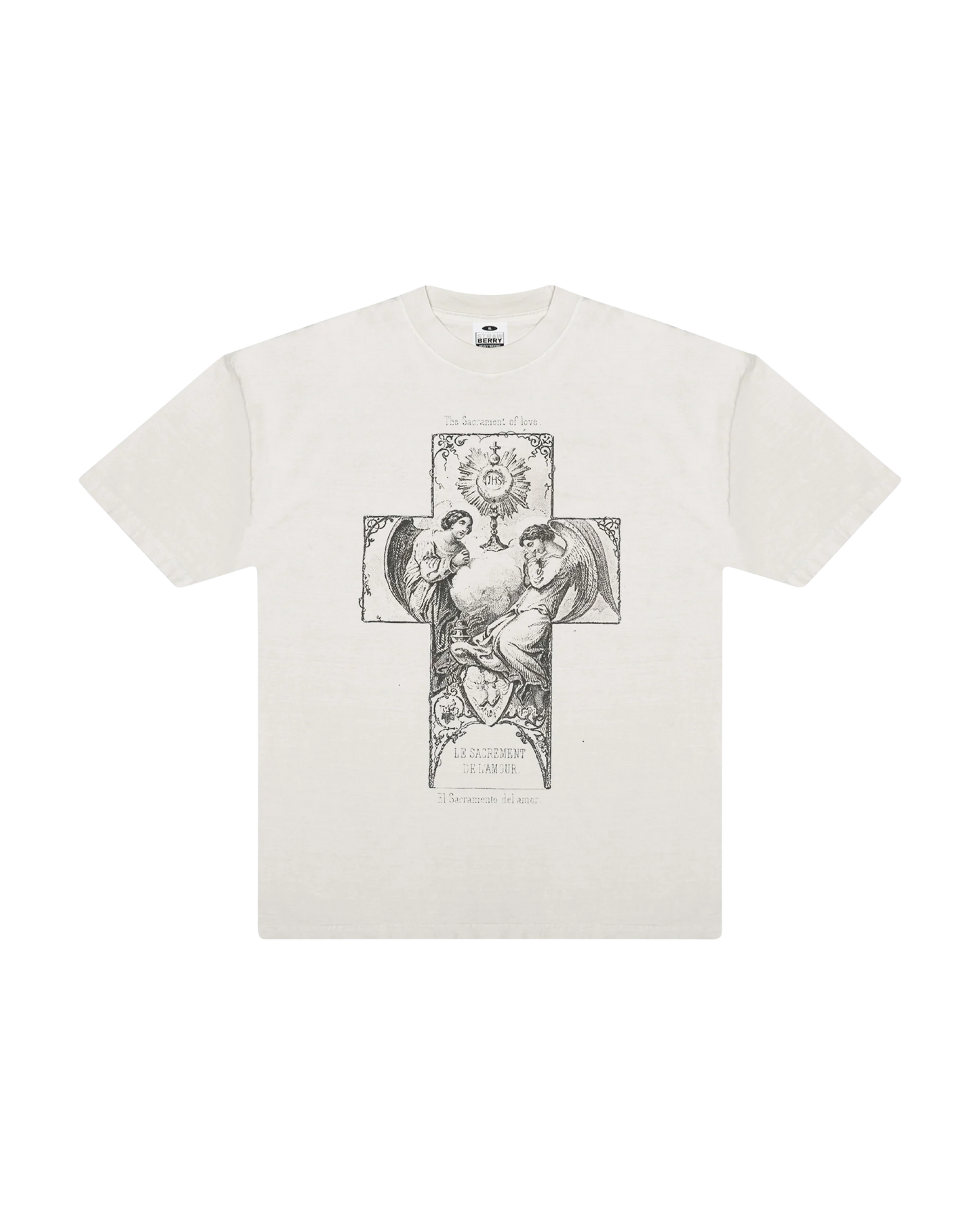 Strawberry Saint Mary Offwhite T Shirt
