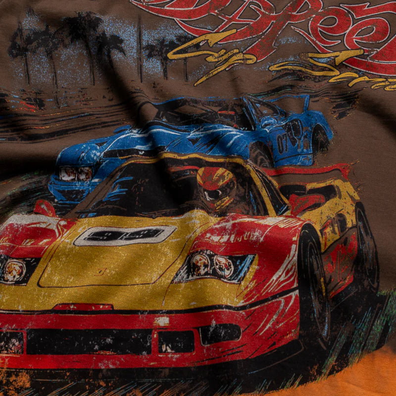 Godspeed F.T.W Tee Brown Bleached Wash-Empxre Boutique