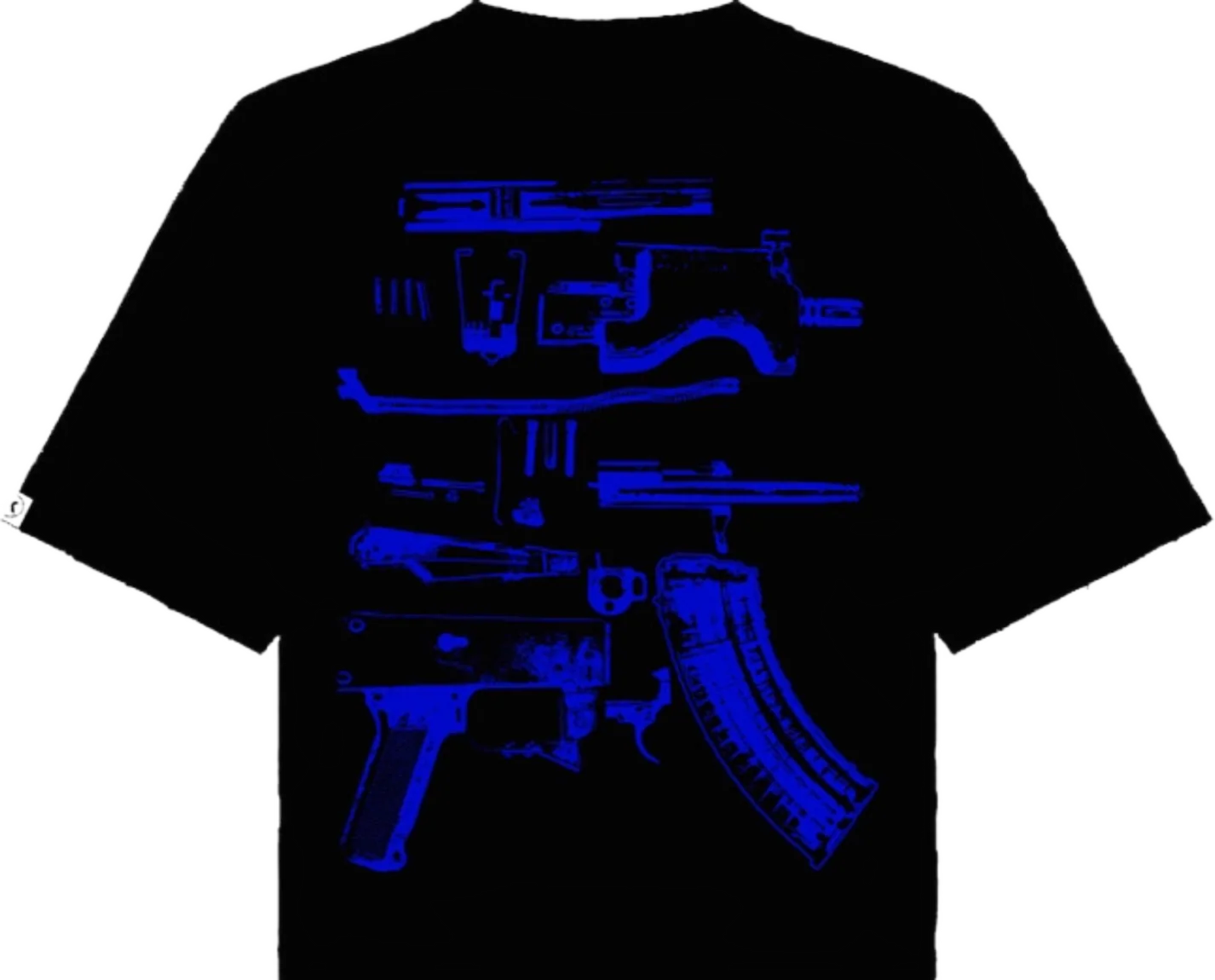 Kixkz Clothing In Draco We Trust Tee Black/Blue-Empxre Boutique