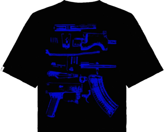 Kixkz Clothing In Draco We Trust Tee Black/Blue-Empxre Boutique