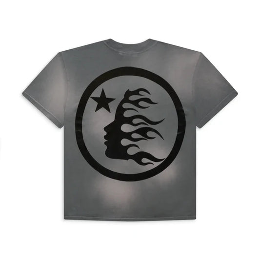 Hellstar Sports Core Logo Gel Tee Grey-Empxre Boutique