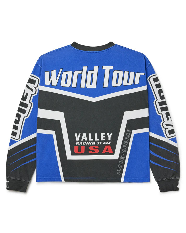 Vale Forever Racing Motocross Long Sleeve Tee Blue